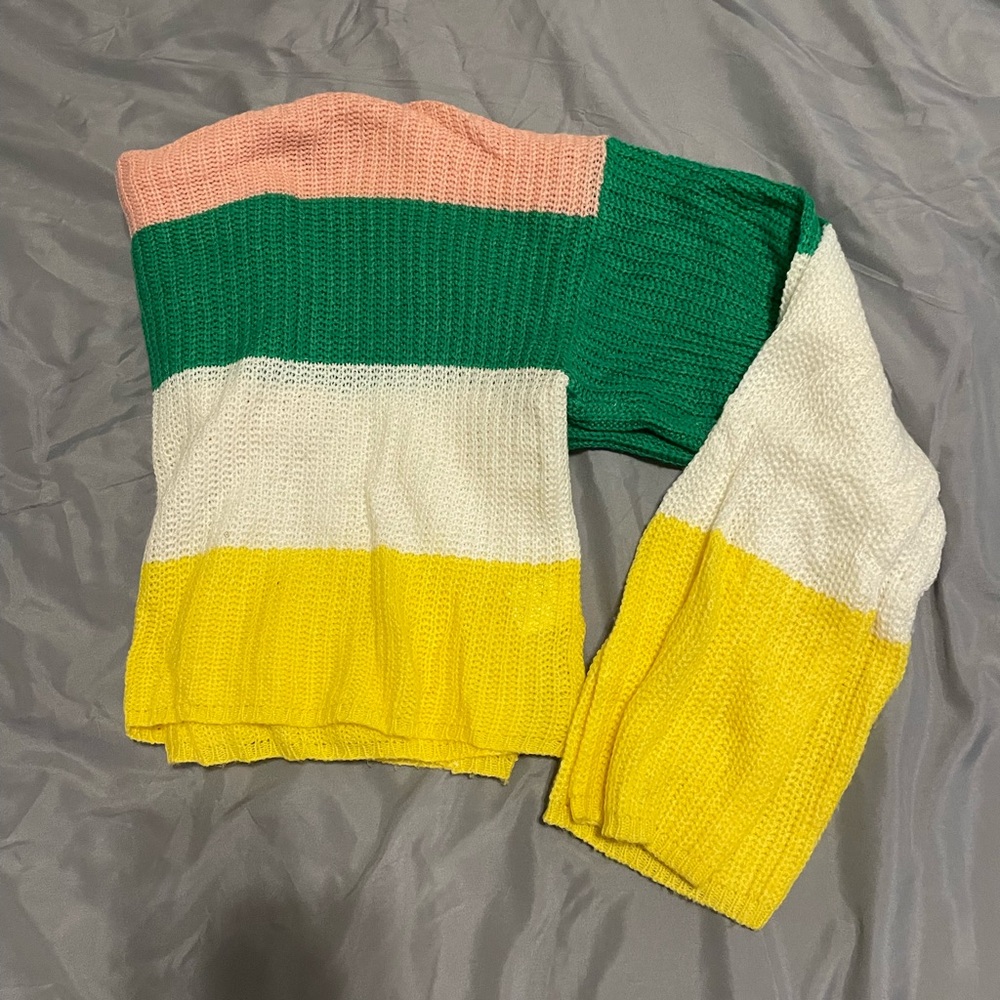 Colorful Striped Women's Sweater